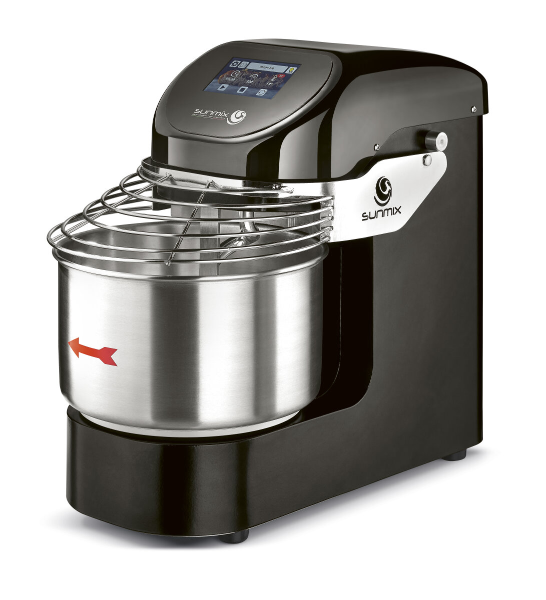 Sunmix EVO Line 6 Professionelle Teigknetmaschine - 6 kg Schwarz