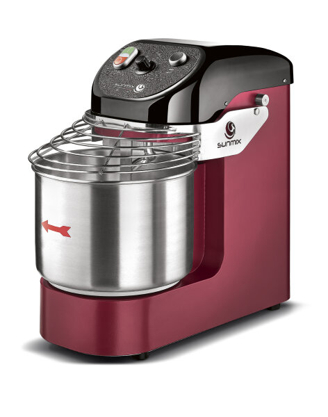 Sunmix EASY Line 10 Professionelle Teigknetmaschine - 10 kg Rubinrot
