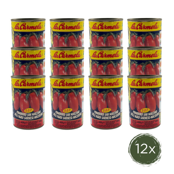 12x La Carmela San Marzano D.O.P. Tomaten - 400g