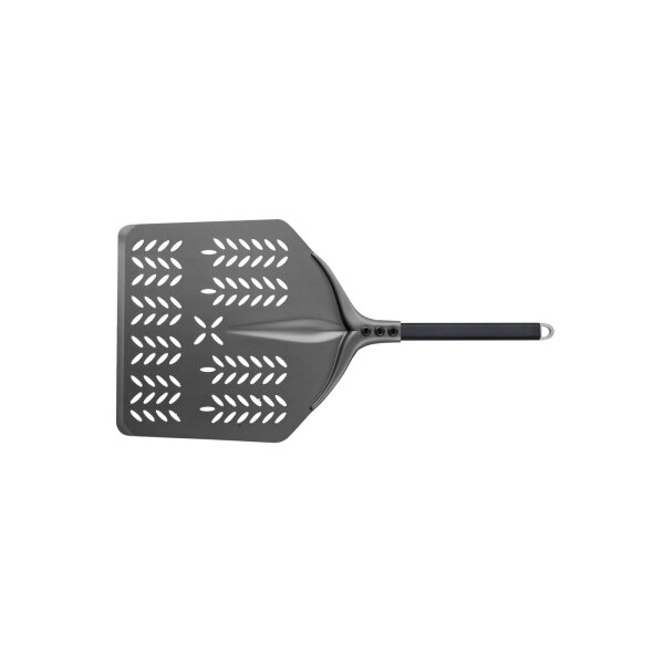 Cerutti Hard-Anodized "Ardesia" Tulip 60° Pizzaschaufel – rechteckig, 33 x 33 cm, 30 cm Stiellänge