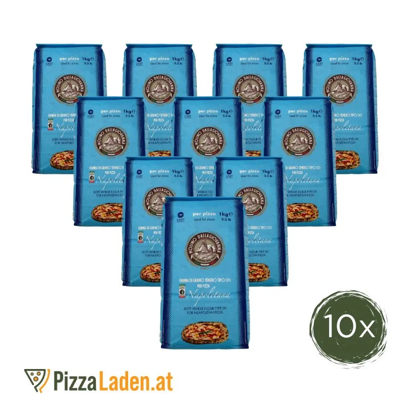Molino Dallagiovanna Farina Tipo 00 Napoletana Pizzamehl Sparset 10x1kg – jetzt -13%