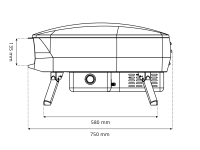 Witt ETNA Rotante, 2 Brenner, rotierend Graphite