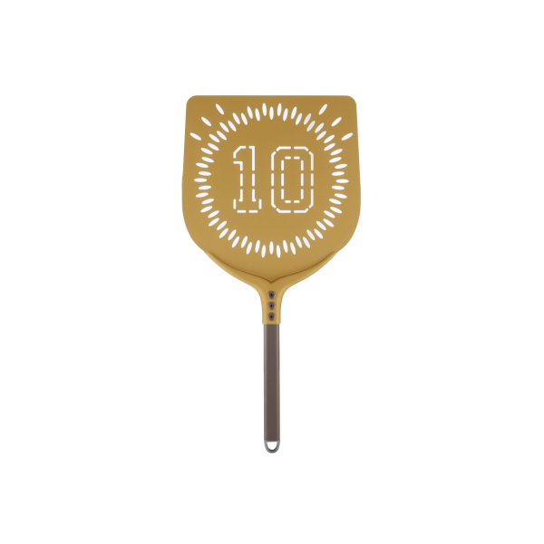 Cerutti Nr. 10 GOLD Pizzaschaufel - rechteckig 33 x 33 cm, 30cm Stiellänge