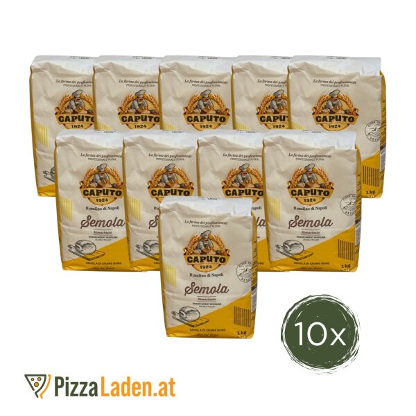 10x Caputo Semola di Grana Duro Rimacinata - 1kg