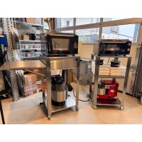 Mobiler Pizzaofen Tisch 60x60x107cm
