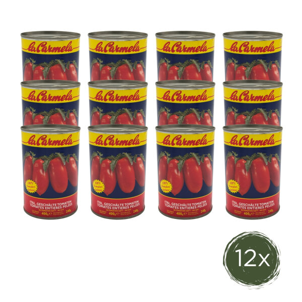 12x La Carmela Pomodori Pelati Italiani - 400g