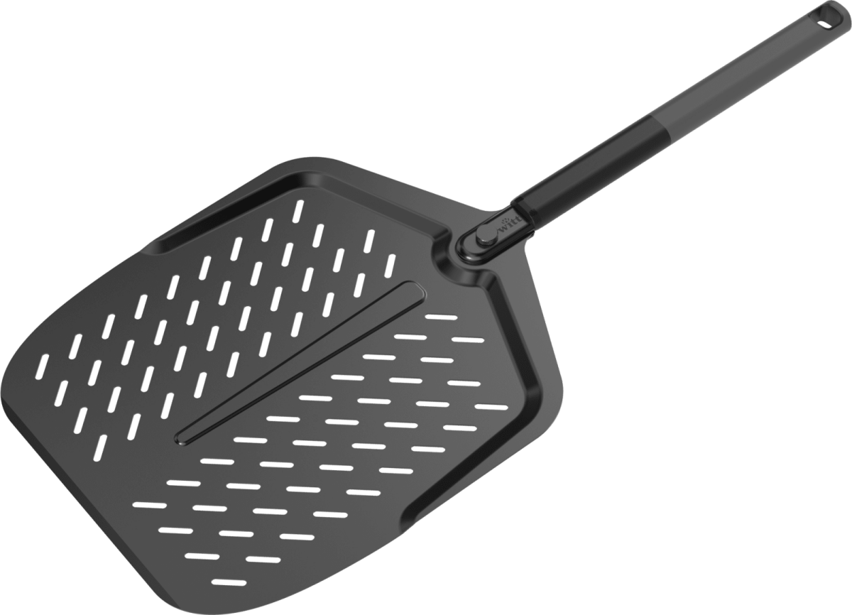 GIEME Pizzaschaufel 33cm - Professionelle Aluminium Schaufel Perforiert