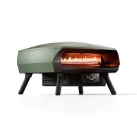 Witt Etna Rotante 16 Control Matt Grün – Gas-Pizzaofen mit Drehstein & LCD