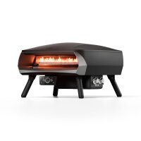 Witt Etna Rotante 16 Control Matt Schwarz – Gas-Pizzaofen mit Drehstein & LCD