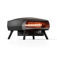 Witt Etna Rotante 16 Control Matt Schwarz – Gas-Pizzaofen mit Drehstein & LCD
