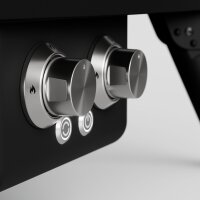 Witt Etna Rotante 16 Control Matt Schwarz – Gas-Pizzaofen mit Drehstein & LCD
