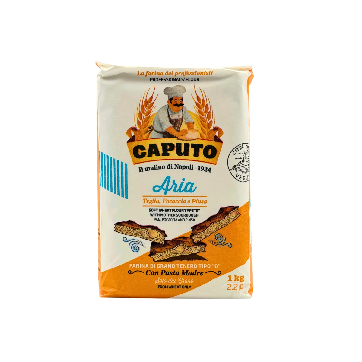 Caputo Aria Mehl 1kg für Blechpizza und Pinsa