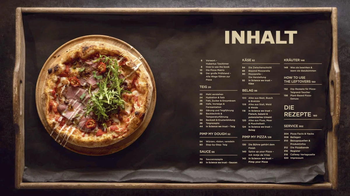 In Pizza we crust Buch