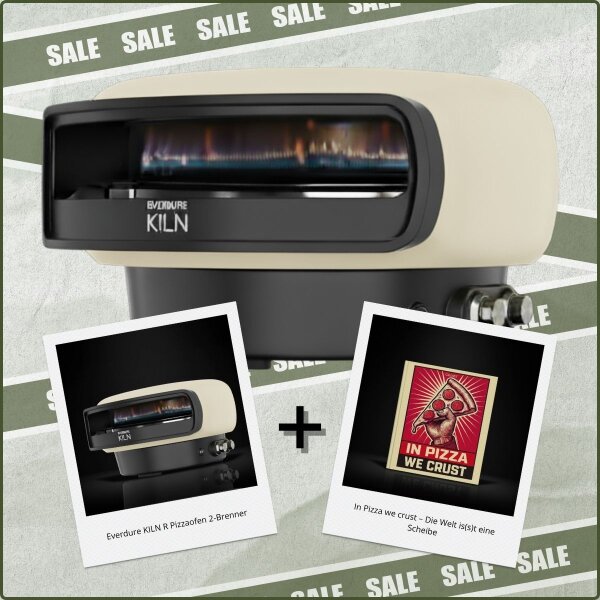 Everdure KILN R (Desert Grey) + Buch „In Pizza we crust“