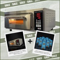 Tentazione MAX GT4 Elektro-Pizzaofen (500 °C,...