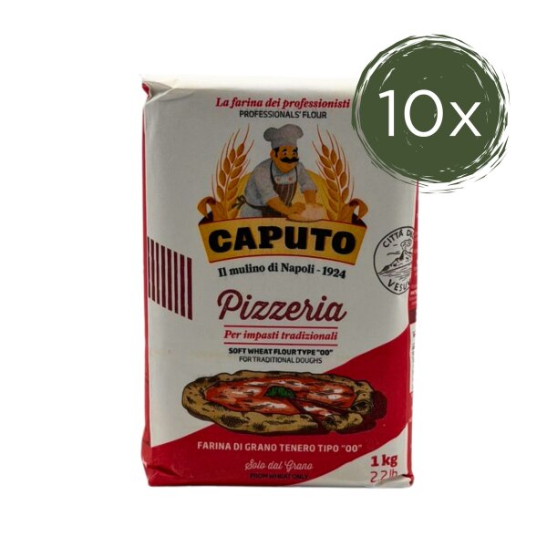 10x Caputo Pizzeria - Tipo 00 - 1 kg