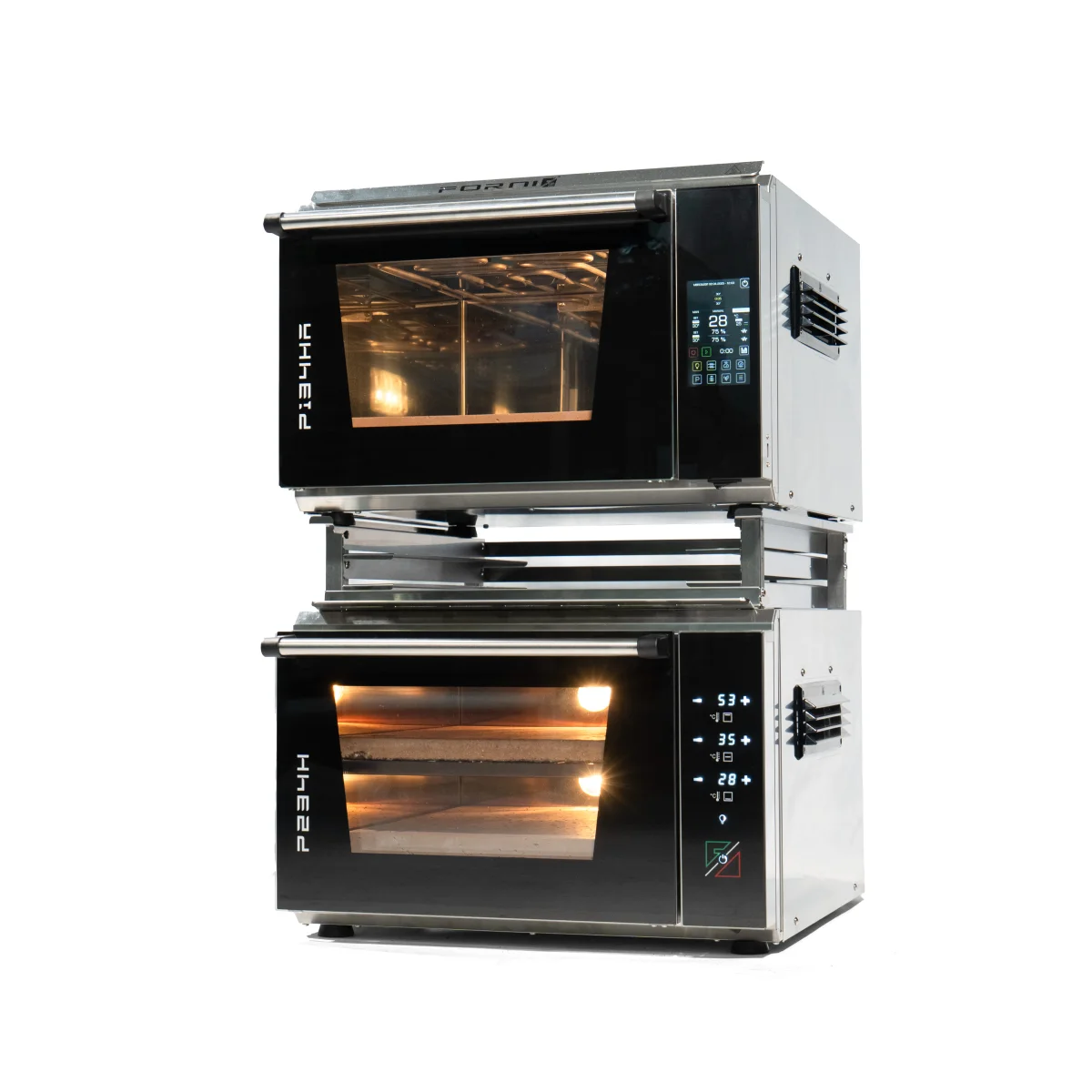 Effeuno Stapelkit Detailansicht Edelstahl