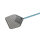 Gi.Metal Pizzaschaufel rechteckig perforiert – Linea Evoluzione 33×33 cm, 30 cm Griff, Aluminium S.H.A.