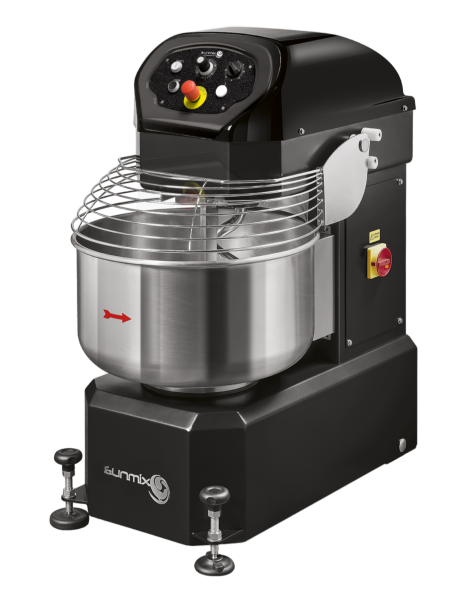 Sunmix TOP Line SUN60 TL A – Professionelle Spiralknetmaschine (60 kg) mit manueller Steuerung - Schwarz