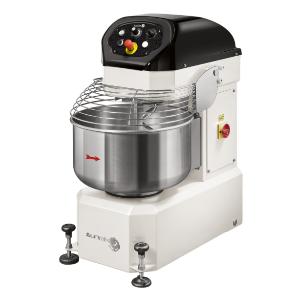 Sunmix TOP Line SUN60 TL A – Professionelle Spiralknetmaschine (60 kg) mit manueller Steuerung - Weiß