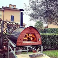 Pizza Party PIZZONE Holzofen – Mobiler...