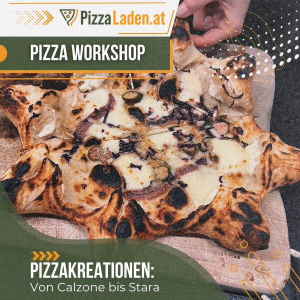 Pizza Workshop - Pizzakreationen: Von Calzone bis Stara und kreative Toppings Freitag, 13.03.2026 - Teesdorf