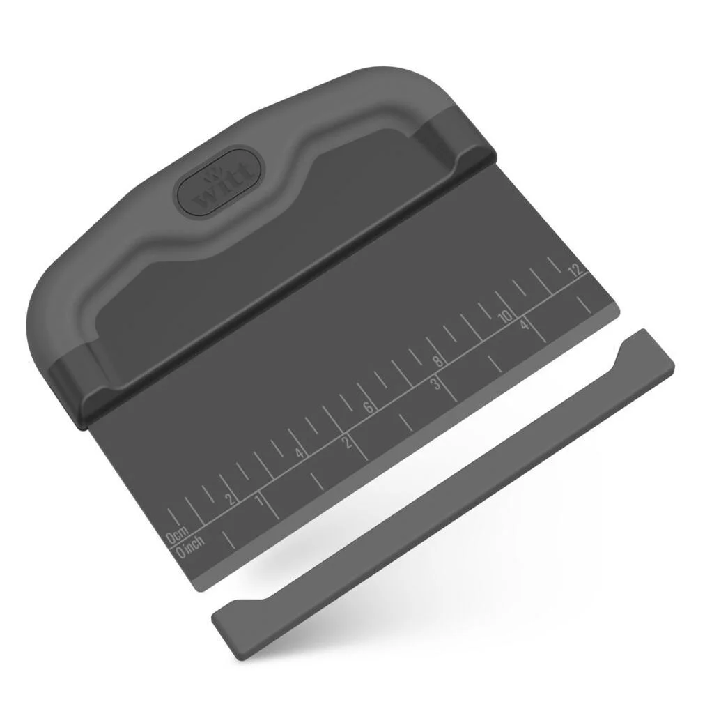 Witt Pizza-Teigschaber Black Edition Edelstahl