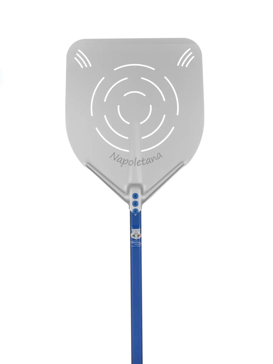 Gi.Metal Napoletana Einschießschaufel Aluminium 33x33 perforiert