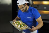 Gi.Metal Perforiertes Pizzabrett Aluminium 25×50 cm...