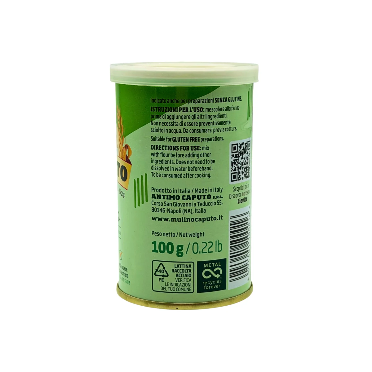 Caputo Lievito Secco Trockenhefe 100g Dose