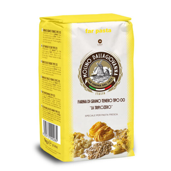 Dallagiovanna La Triplozero – das Pastamehl für perfekte frische Nudeln