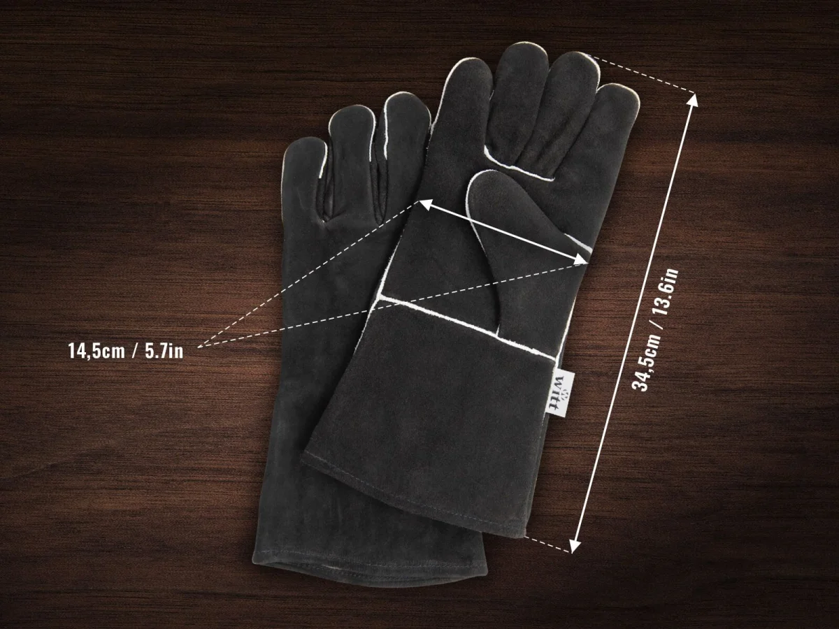 Witt Pizza Gloves Black Hitzehandschuhe