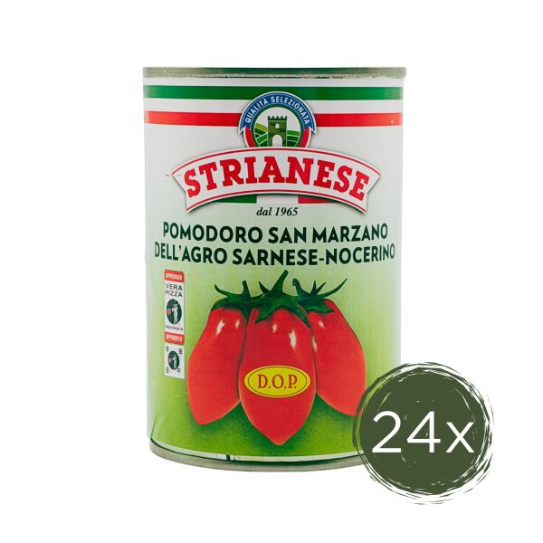 24x Strianese San Marzano Tomaten DOP - 400g
