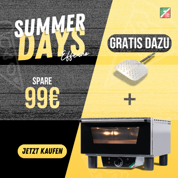 Effeuno Effeovens N3 Sommer-Set (inkl. Pizzaschaufel)
