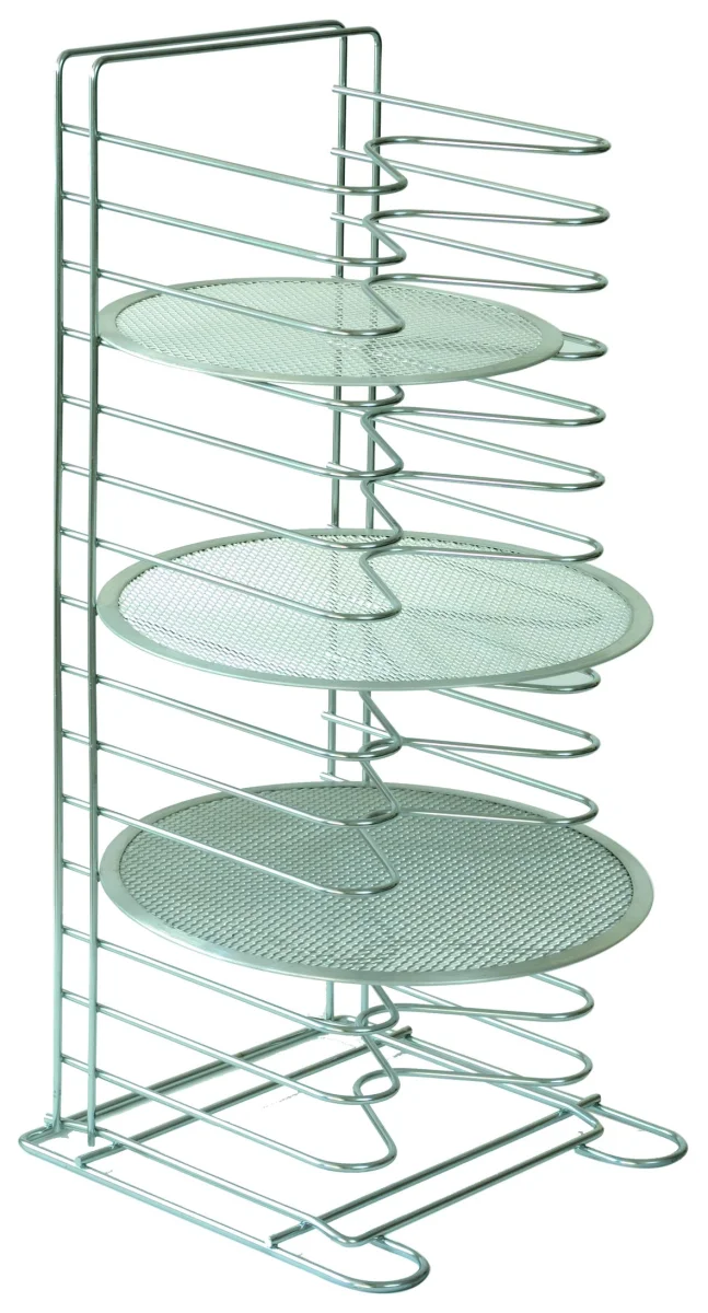 Gi.Metal Rack AC-PRO Screen-Regal für 15 Pizza-Screens bis 36cm