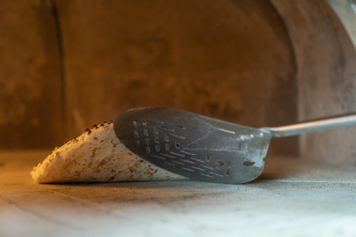 Gi.Metal Pizzawenderl Turning Peel Evoluzione Griff Detail