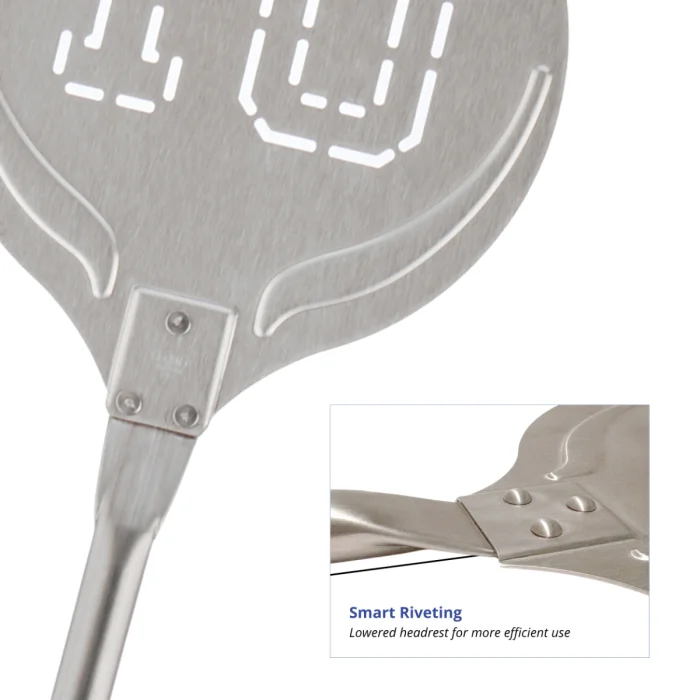 Cerutti Nr. 10 Turning Peel Ø21cm perforierter Edelstahl-Kopf