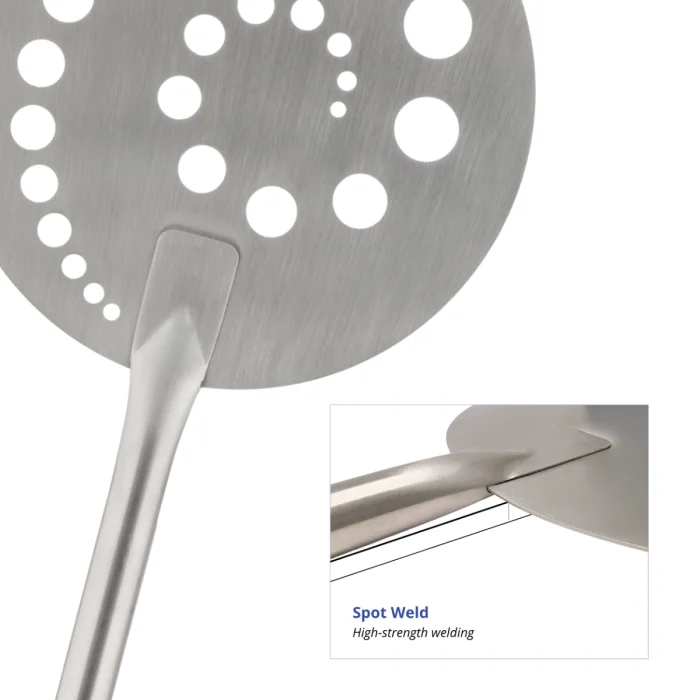 Cerutti Turning Peel Ø20cm spiralförmig perforierter Edelstahl-Kopf