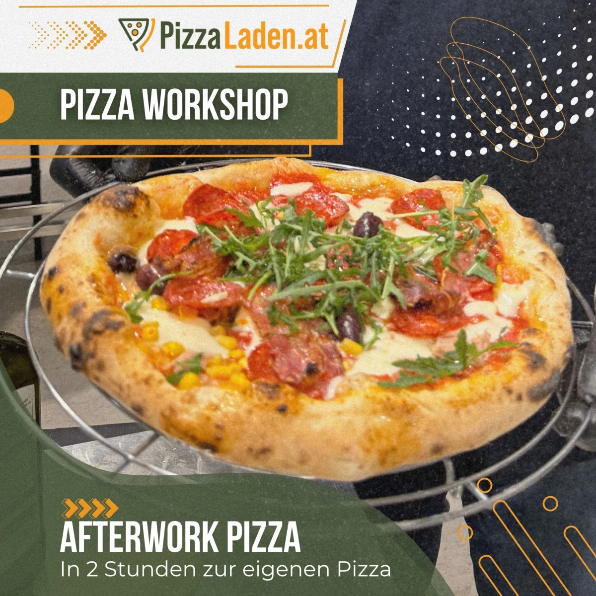 Afterwork Pizza Kurs Teesdorf – Pizza belegen und backen