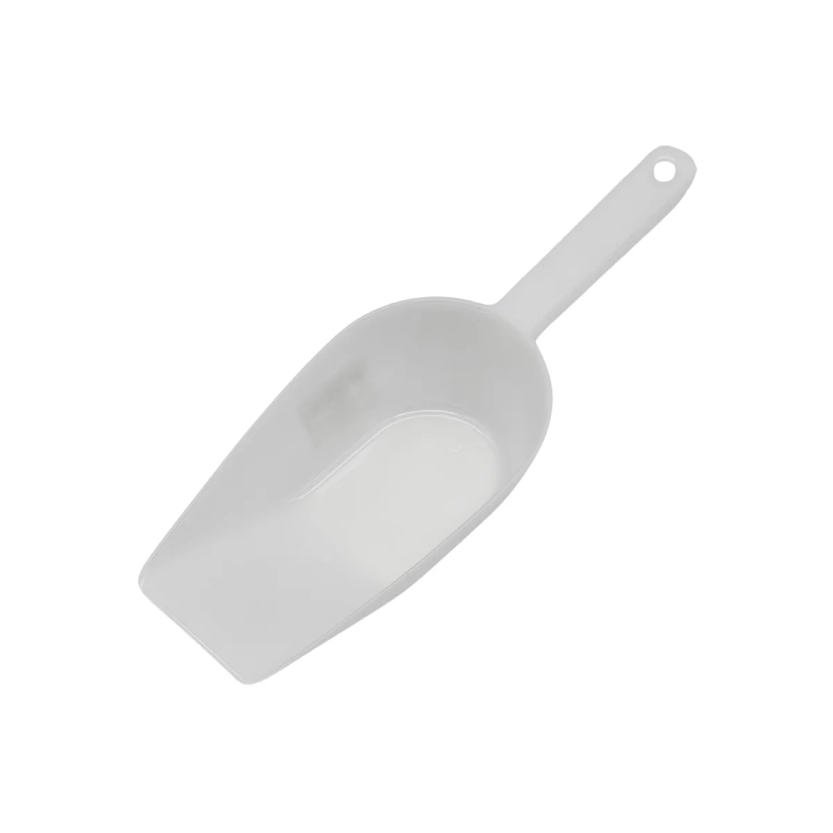 Mehlschaufel 450 ml weiß, Kunststoff, für Pizzamehl