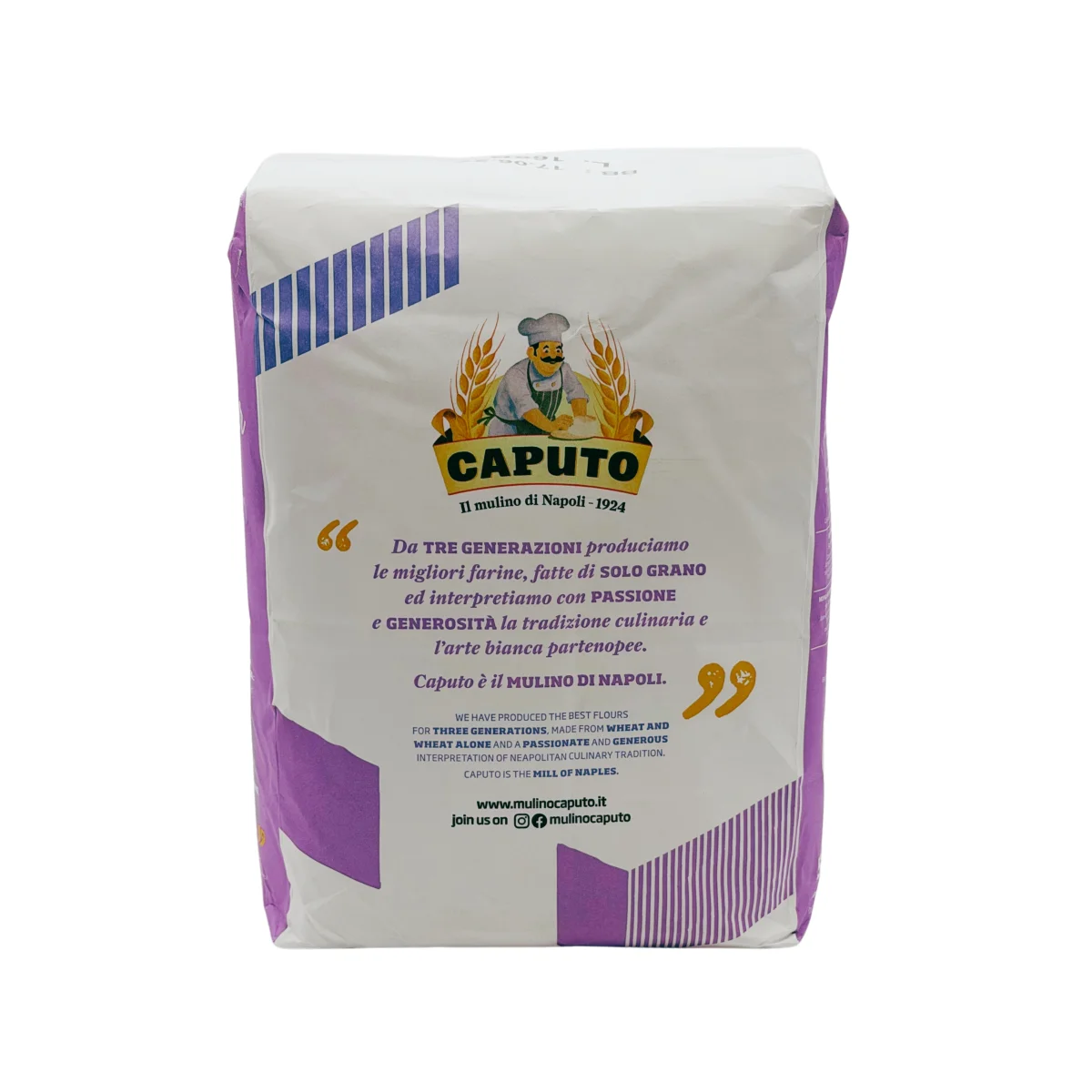 Caputo Nuvola Super Pizzamehl 5kg Nährwerttabelle und Zutaten