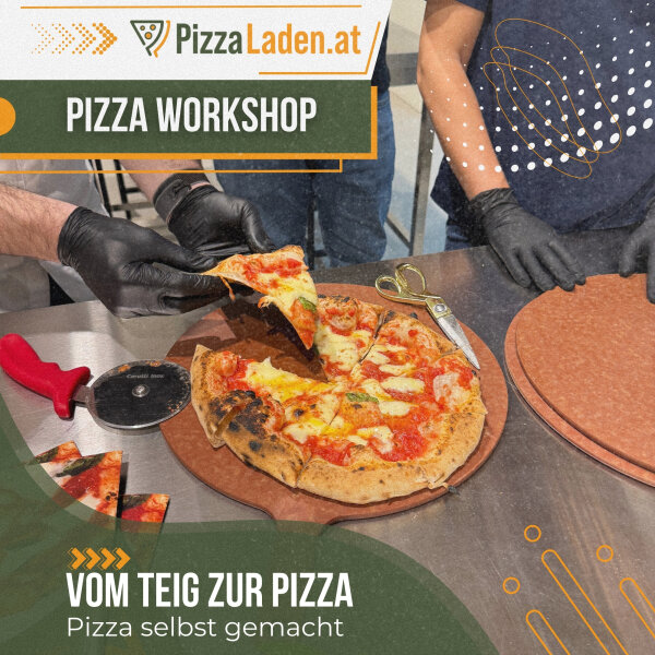 Pizza Workshop - Pizza selber machen: Vom Teig zur Pizza Kurs Freitag, 15.01.2027 - Teesdorf